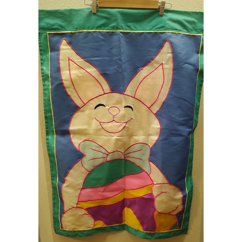 Easter Bunny Standard House Garden Flag by NCE B7